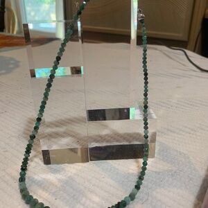 Natural Emerald Bead Necklace from Jay King
